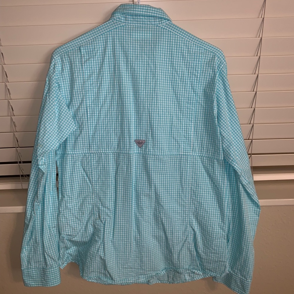 Gingham print Columbia shirt